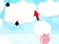 Flying piggybank