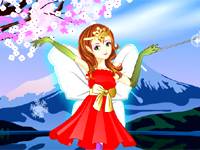 Snowflake fairy dress