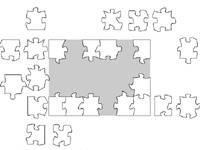 White Jigsaw